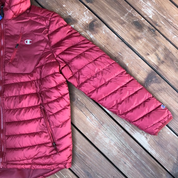 champion burgundy jacket